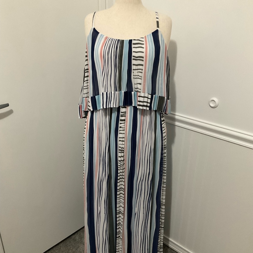 Lane Bryant Black, White & Print Maxi Dress